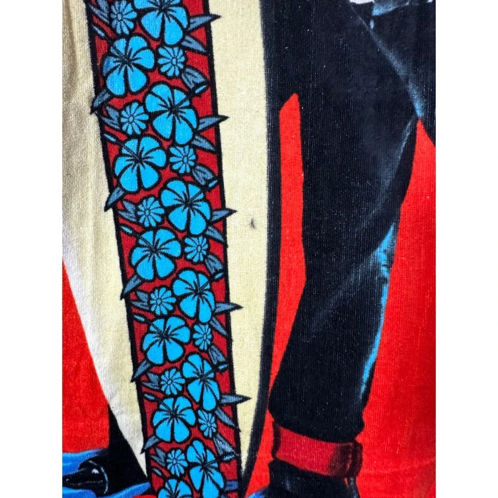 Vintage Six Flags Amusement Park‎ Towel Y2K beach towel Joe Cool surfboard 1991
